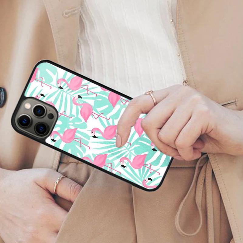Flamingo Leaves Magnetic Phone Case For APPLE iPhone 17 Air 16 14 13 12 Pro Max 15 Plus Wireless Charge With MagSafe Cover