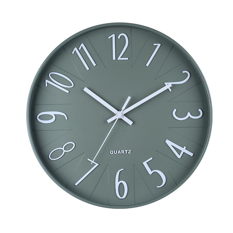 12-дюймовые Универсальные Простые и Легкие Роскошные Часы Домашние Электронные Бесшумные Настенные Часы с Чётким Шрифтом и Точным Временем Хода Кварцевые Часы