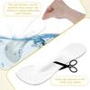 2 Pairs Women's Gels Cushion Insoles For High Heels With Arch Support And Antislip Design 3/4 Length Invisible Inserts