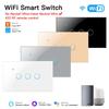 Умная сенсорная панель переключателей WiFi с голосовым управлением Graffiti, совместимая с Alexa, спецификации США