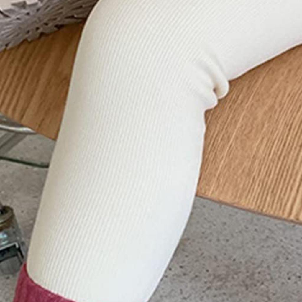 Girls' Fashionable High-Stretch Fleece-Lined Tights Winter Children's Versatile Thickened Thermal Leggings Baby Stylish Casual Trousers