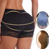 Женские трусики Push Up с подкладкой, утягивающие трусики-подтяжки, поддельные ягодицы, невидимые трусики-боксеры с персиковыми бедрами, нижнее белье
