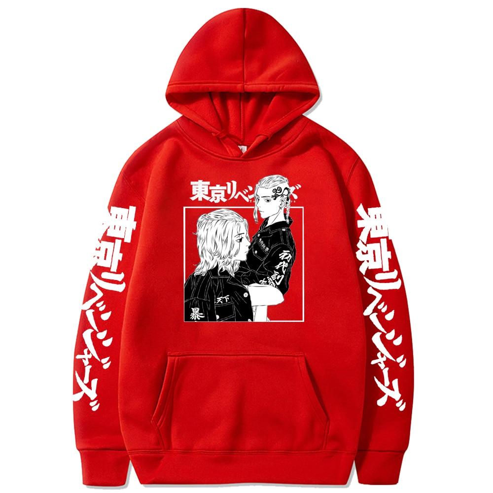 Anime Figure Tokyo Revengers Hoodies Funny Printed Sweatshirt Long Sleeve For Men Women Sportswear Hip Hop Sudadera Clothes Oversided Hoodies