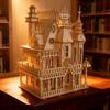 МИЛАЯ КОМНАТА 3D Деревянная Пазл Миниатюрный Кукольный Домик Вилла Сборочный Набор DIY Образовательная Игрушка Креативный Подарок для Взрослых Детей День Рождения Рождество