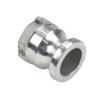 Camlock coupling quick coupler plug Type A aluminum 1 1/4" x 32mm PZL HYDRAL