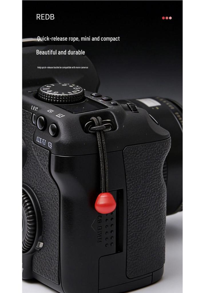 Ремень-кроссбоди и на запястье с быстросъемным креплением для DSLR/беззеркальных камер - Аксессуар для фотосъемки