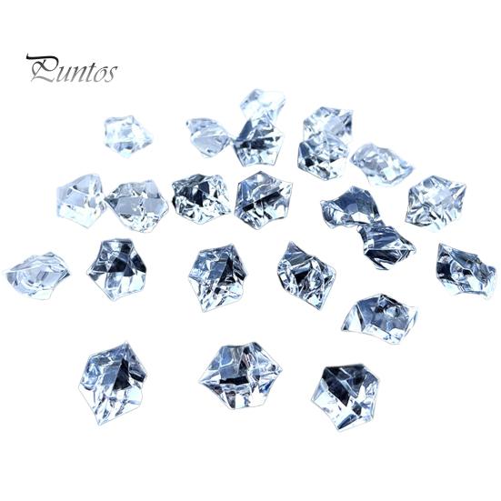 1 упаковка, сверкающий акриловый наполнитель для аквариума с драгоценными камнями, яркие полированные реалистичные наполнители для ваз неправильной формы, искусственные ледяные камни