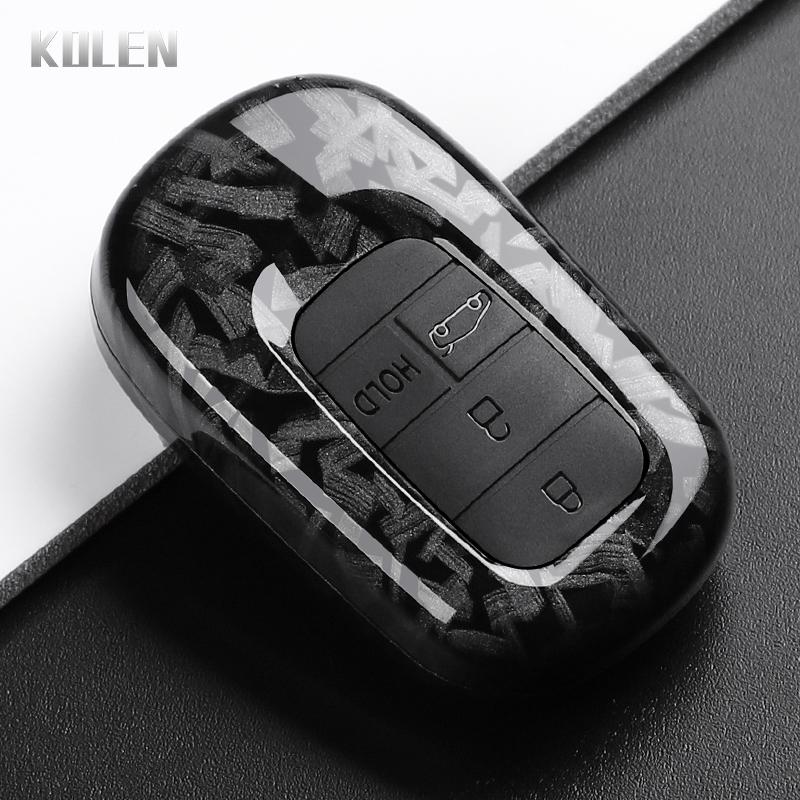 Abs Carbon Fiber Style Car Key Case Cover For Honda Civic 11Th Accord Cr-V Hr-V Pilot Vezel Zr-V Crv Key Protector Accessories