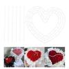 Heart Shaped Wreath Frame Making Form Hanging Decoration DIY Craft Accessories for Year