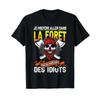 Lumberjack Funny Phrase Chainsaw Forest T Shirt Black Vintage Washed Versatile Homme Top For Everyday Wear Graphic Casual