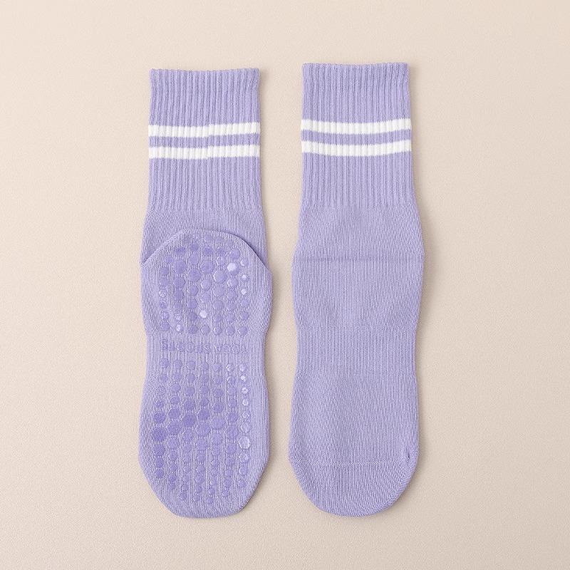 Женские весенне-летние новые профессиональные носки-гольфы для пилатеса и йоги с нескользящей подошвой