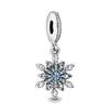 925 Silver Heart Charms Snow House Snowflake Snowman Pendant DIY Jewelry Making For Women Gift Fashion Accessories