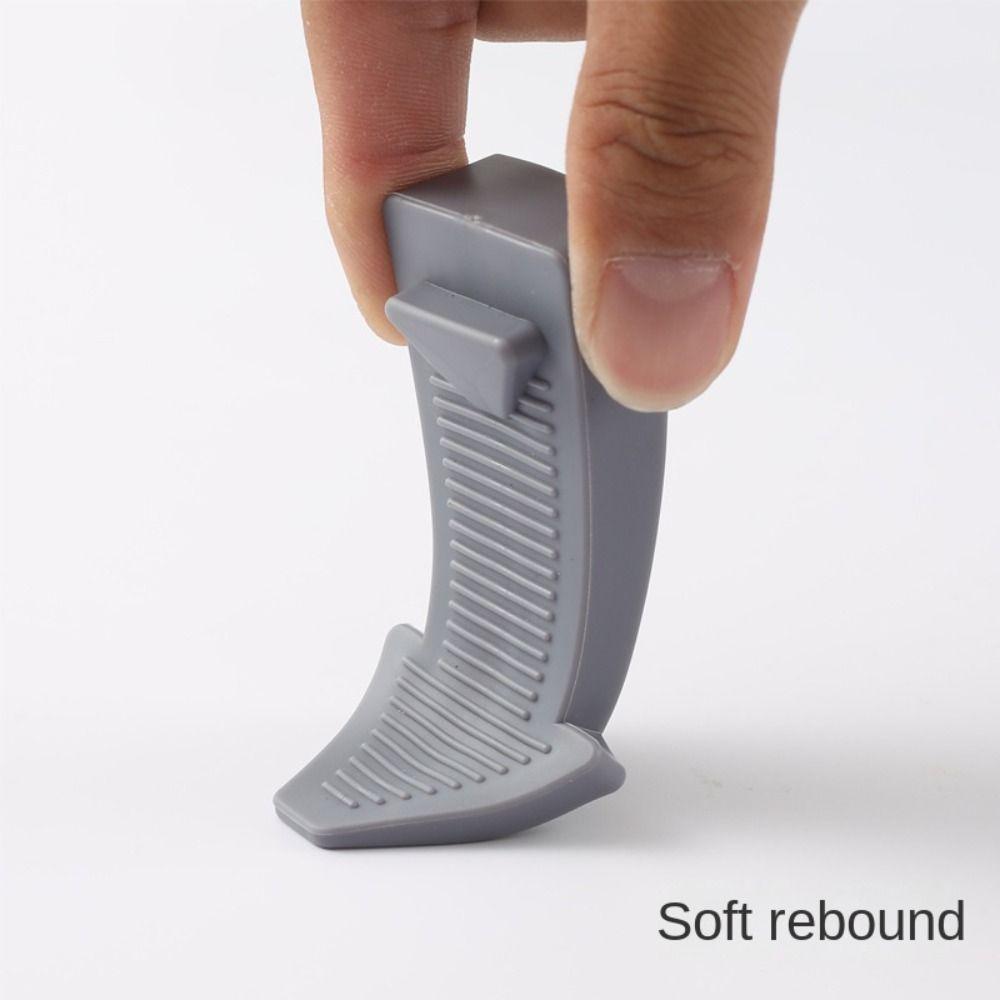 2 шт. Безопасный дверной стопор Дверные упоры Дверный клин Противоскользящий Задний фиксатор двери Напольный