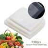 100 шт. Прочные пакеты для вакуумного упаковщика с тиснением, пакеты для хранения продуктов
