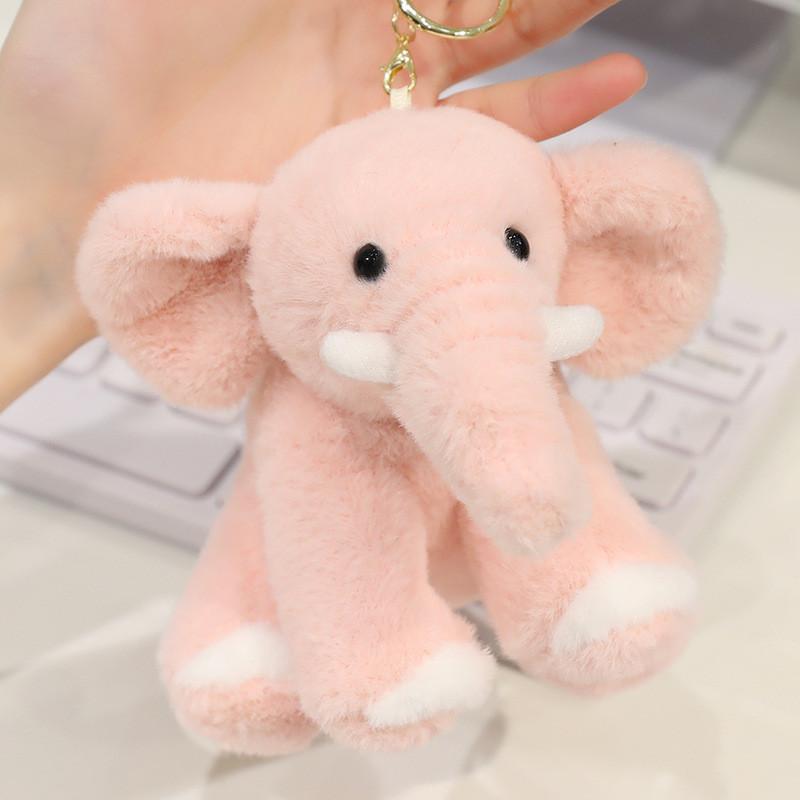 Пингвин Слон Мультяшный Цветочный Кролик Плюшевая Игрушка Брелок Декор для Сумки Подвеска
