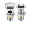 Waste Button Slotted Unslotted Basin Drain Device Bath Stopper Sink Strainer Basin Sink Tap
