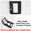 ABS Carbon Fiber Look center gear front water cup holder storage box Cover Trim For Toyota Corolla Cross 2026 2027 Accessories