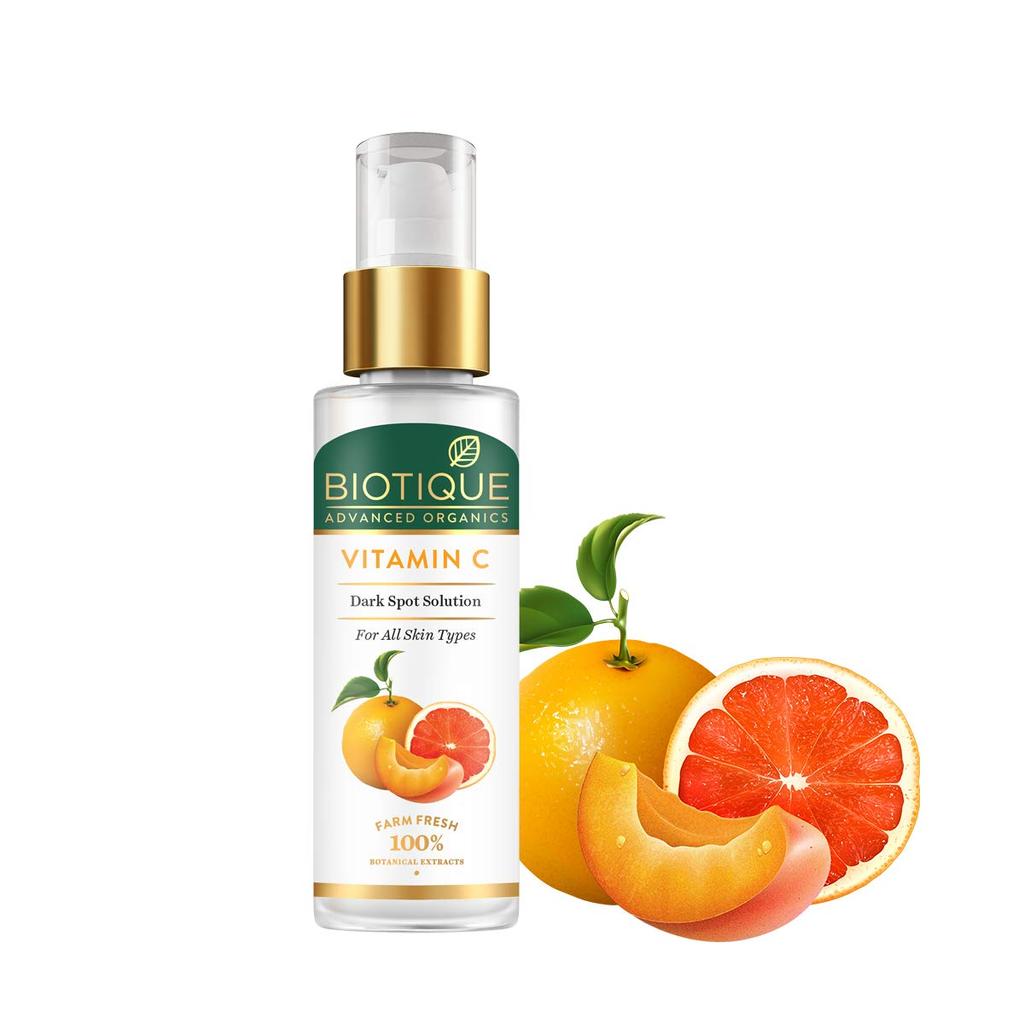Biotique Сыворотка с витамином С от темных пятен, 30 мл и Сыворотка с одуванчиком для молодости и против старения, 40 мл
