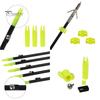 Лук для стрельбы из лука, рыболовные стрелы, безопасные направляющие, комплект аксессуаров, портативный, легко носить с собой, набор слайдеров с наконечником для стрел в надежной упаковке
