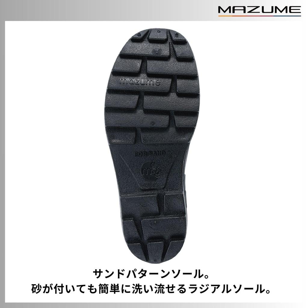 Mazume Бродни для рыбалки Surf Mania (Подошва с рисунком песка) MZBF-905 Черный M