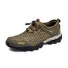 2021 Summer Men's Shoes Sports and Leisure Shoes Outdoor Hiking Shoes Hollow Mesh Shoes Men's Breathable Mesh Hiking Shoes