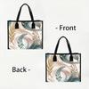 Elegant Floral Pattern Tote Bag Fashion Casual Handbag for Daily Use Shopping Travel
