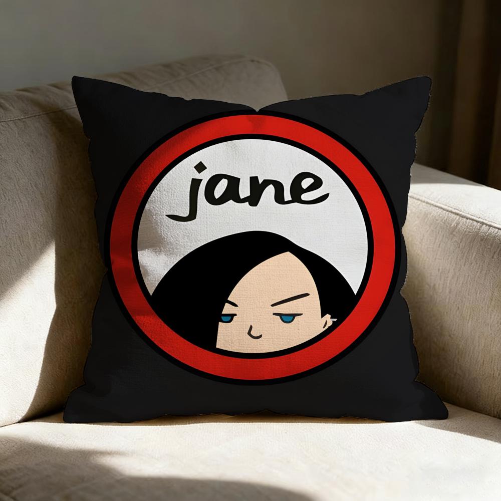D-Daria Anime Cute Pillow Case Pillowcase, Double-Sided Printed, Sofa Cushion, Bedroom Headboard Pillow