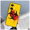 Biohazard Symbol Logo Case For Realme C51 C55 C53 C35 C33 C30 C67 C21Y C25s C15 9 10 11 12 Pro Plus GT Neo 5 Cover