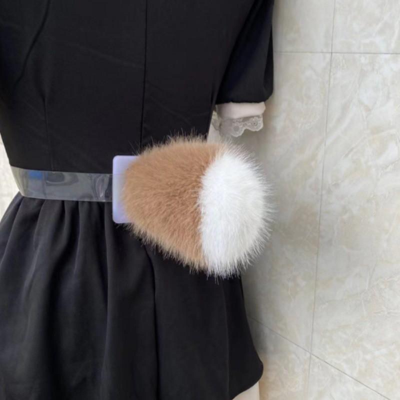 Electric Wiggling Rabbit Tail Prop Cosplay Anime Costume Party Performance Fluffy Plush Animal Accessory