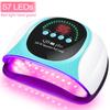256W UV LED Red Light Nail Lamp for Gel Nail Polish With 57 Lamp Beads Auto Sensor and 4 Timers Professional LED Nail Dryer