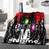 Customiz Name Personality Skibidi Toilet Blanket Soft &Warm Sofa Office Bed Travel Lunch Break Blanket, Gift Suitable All Seasons