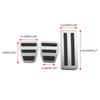 Car Pedal Cover for Honda Fit Jazz City N-BOX 2021 - 2023 Accelerator Gas Brake Clutch Pedals Pad Non-Slip Protector Accessories