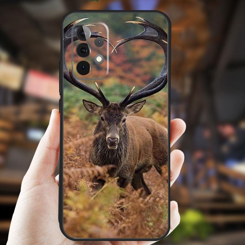 Камуфляжный чехол для охоты на оленей для Samsung Galaxy A15 A35 A55 A53 A33 A13 A36 A56 A26 A16 A22 A32 A52 A54 A34 A05 A06