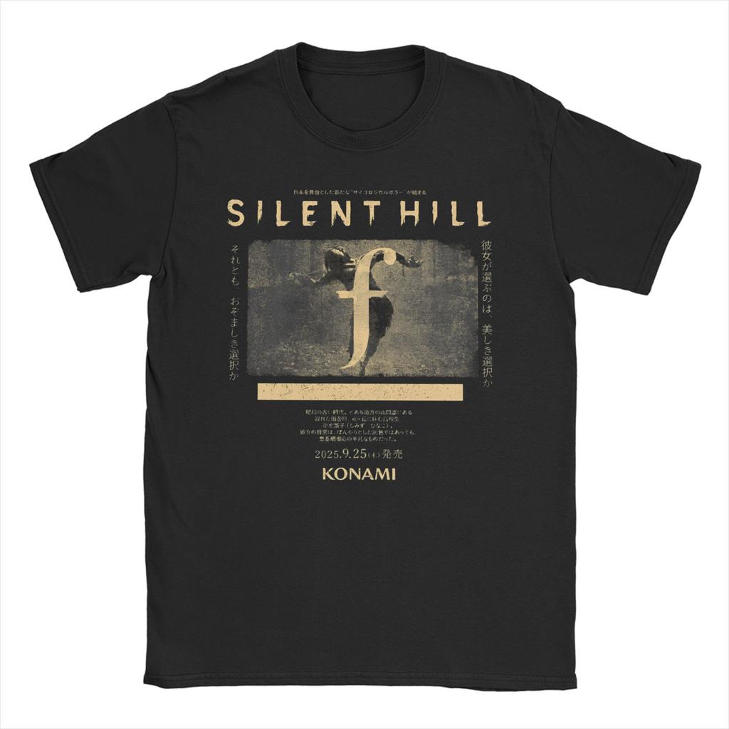 Silent hill f Симидзу Хинако Игра Мужчины Женщины Футболка Футболка С коротким рукавом Круглый вырез Футболка 100% Хлопок Летняя Одежда