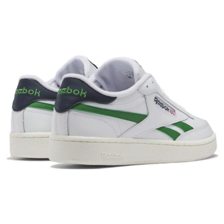Reebok Club C Revenge White Green Navy Unisex Sneakers Footwear-White Glen-Green Vector-Navy GZ5163