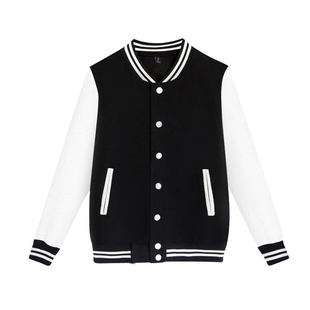 Mens Women Varsity Baseball Jacket College Uniform Sport Coat Outwear Top Unisex