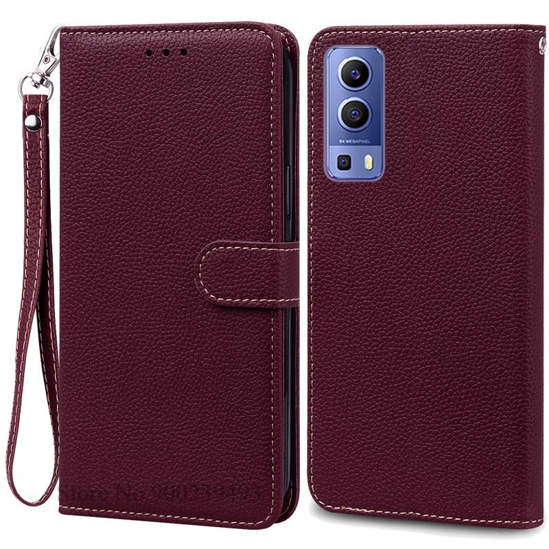 Для чехла Vivo Y52 5G Чехол Y72 5G Кожаный кошелек Флип-чехол для телефона Для Vivo Y72 Y52 Чехол-книжка для Vivo Y 52 72 5G Coque Fundas