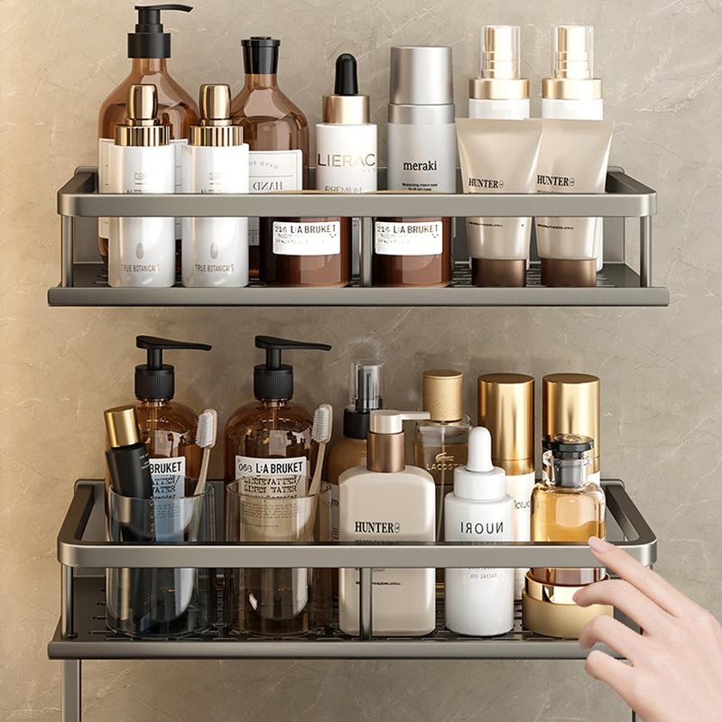 Полки для ванной комнаты, угловая полка без сверления, стеллаж для хранения душа, держатель, органайзер для унитаза, аксессуары для ванной комнаты