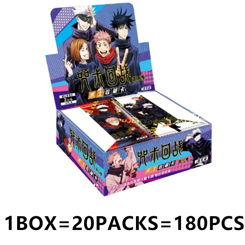 Jujutsu Kaisen Card Warlock Cards Gojo Satoru Fushiguro Megumi Itadori Yuji Cards Anime Peripheral Collection Cards Toy Gift