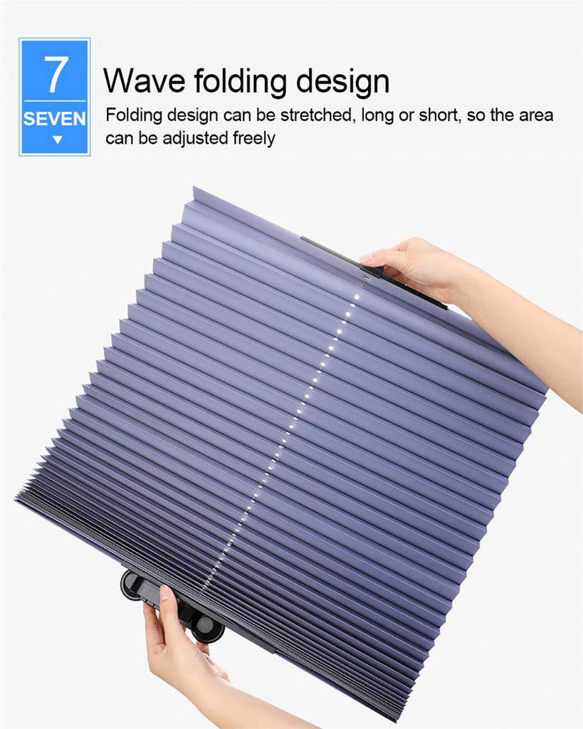 120*45cm Car Retractable Windshield Visor Sun Shade Folding Auto Block Cover