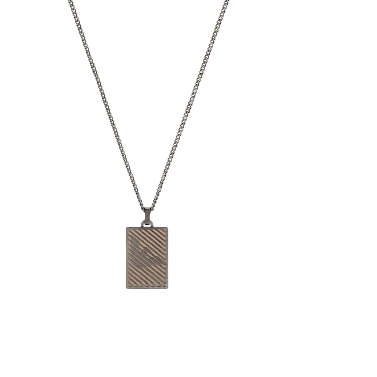 Emporio Armani Мужские серебряные ожерелья из нержавеющей стали EGS3239060NLPNLC