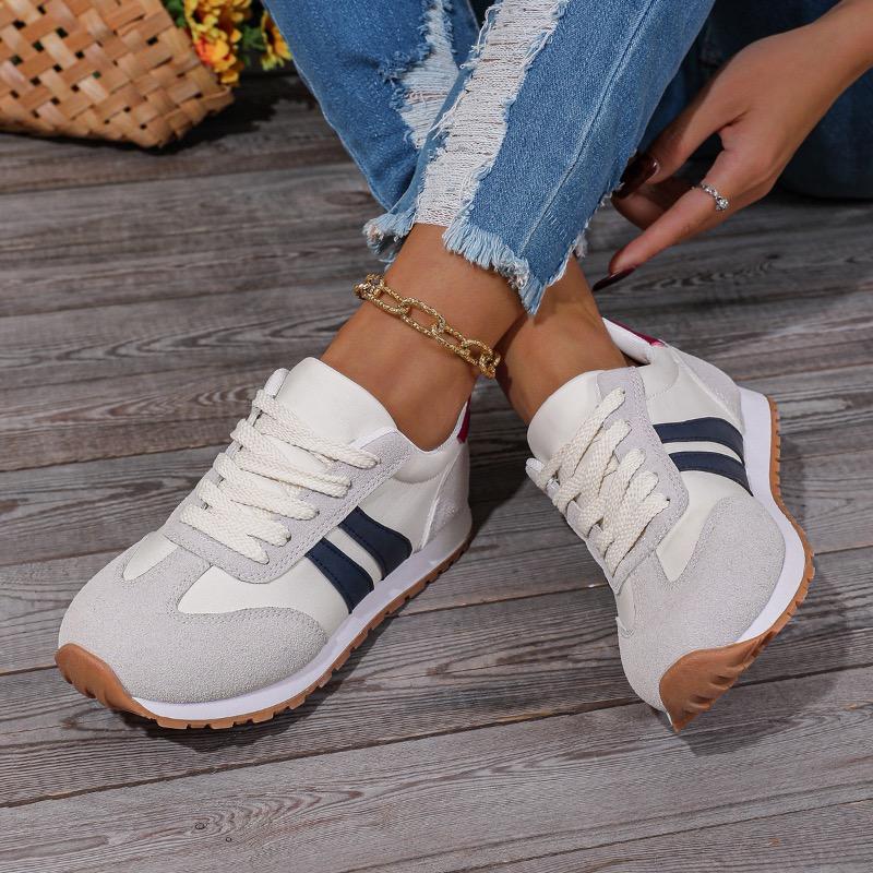 Женские кроссовки, модная замшевая кожа, повседневная обувь, кроссовки для женщин, вулканизированная обувь на платформе, Zapatillas Mujer