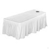 Fits 190x80cm Stationary And Portable Tables- Professional Massage Table Skirt Beauty Bed Cover