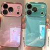 Роскошный чехол-защита камеры из закаленного стекла для IPhone 17 16 15 14 13 12 Pro Max, гальванизированный бампер, противоударная твердая задняя крышка