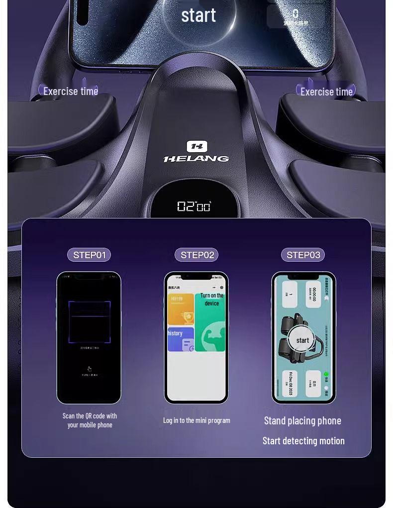 Automatic Rebound Ab Roller: Four-Wheel Abdominal Trainer for Home Slimming and Muscle Exercise