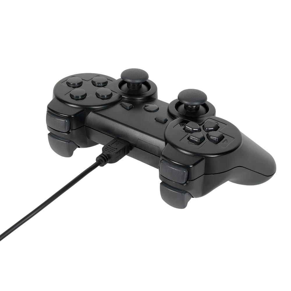 Aclass Long Charging Cable 3m for PS3 Controller USB-A to miniUSB Black PVC
