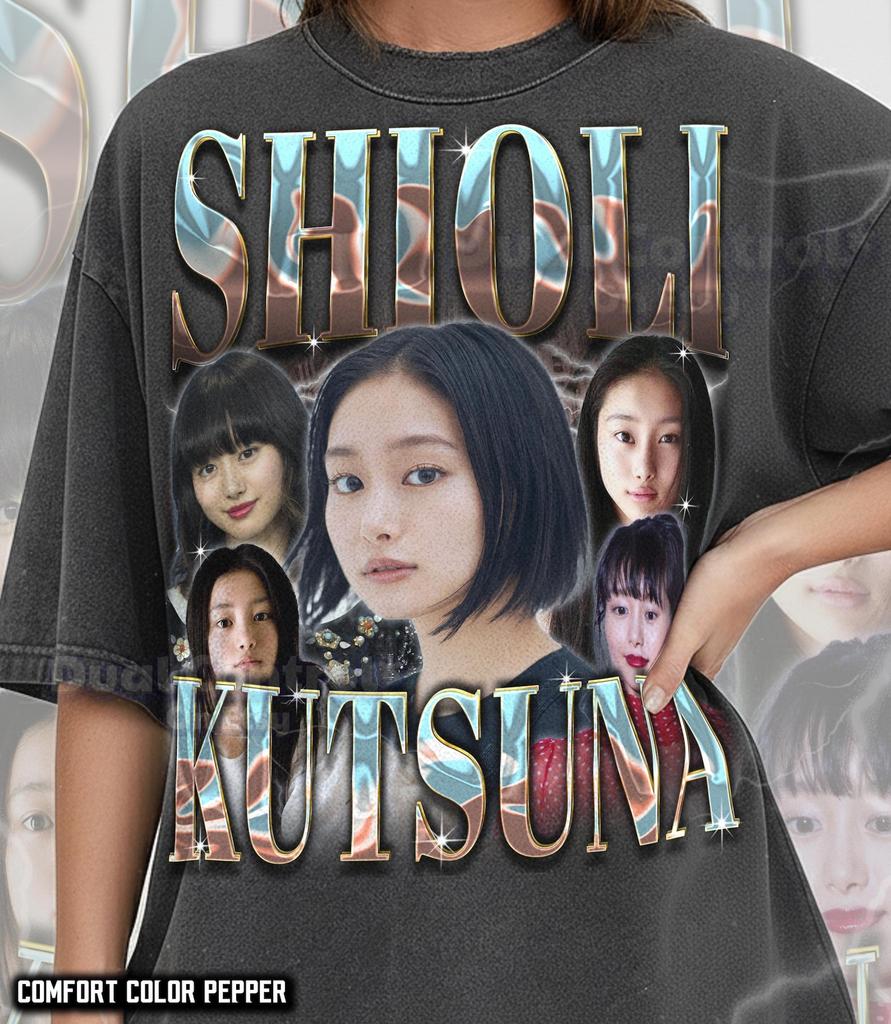 Shioli Kutsuna Shirt, 90s Vintage Retro Bootleg Shioli Kutsuna T-Shirt, Actress Tribute Graphic Tee, Global Star Fan Apparel, #tpc