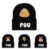 Pou Мой Питомец Инопланетянин Вязаная Шапка Акриловая Теплая Зимняя Шапка Для Взрослых Унисекс Снаряжение для Холодной Погоды