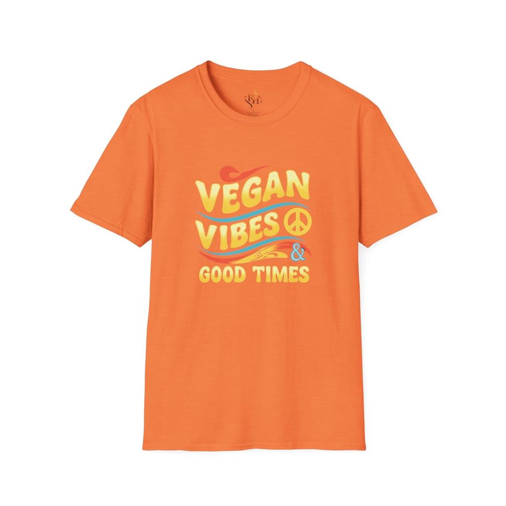 Vegan Vibes T-Shirt, Unisex Tee for Plant-Based Living, Festival Wear, Activist