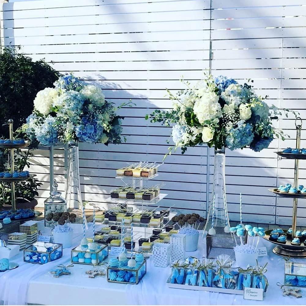 10 Pieces Hydrangea Artificial Flower Silk Flower Simulation Hydrangea Wedding Decor for Dining Table Kitchen Floral Decor